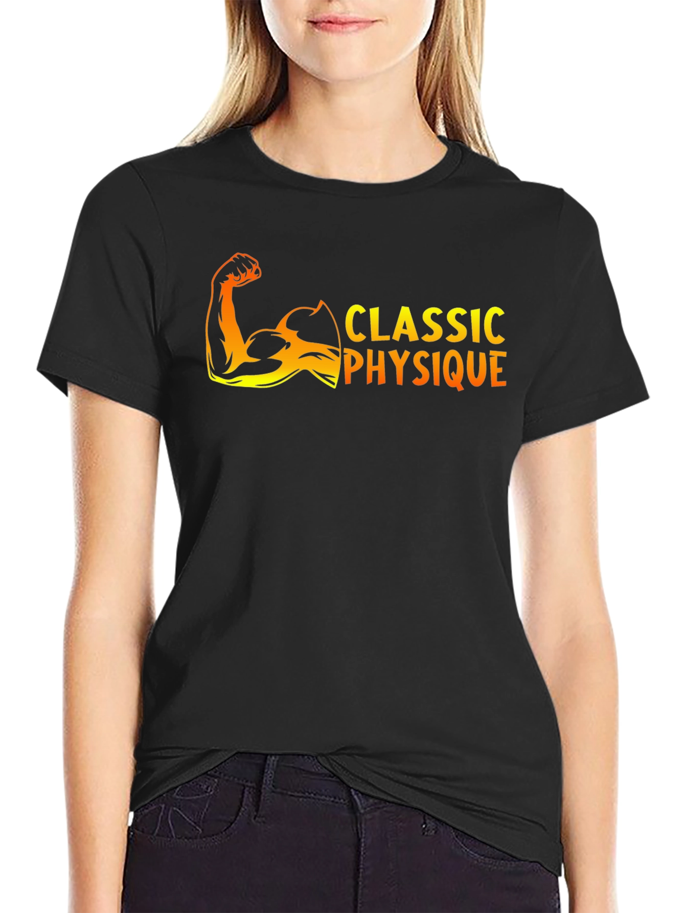 Classic Physique Graphic T-Shirt - Black