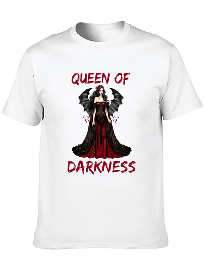 Queen of Darkness Graphic Tee - Gothic Fashion