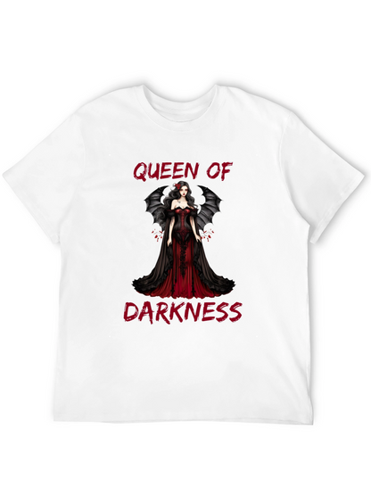 Queen of Darkness Graphic Tee - Gothic Fashion
