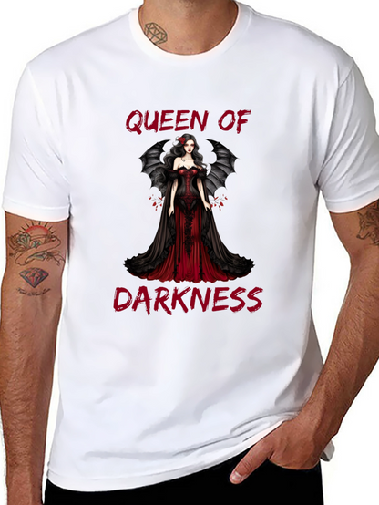 Queen of Darkness Graphic Tee - Gothic Fashion