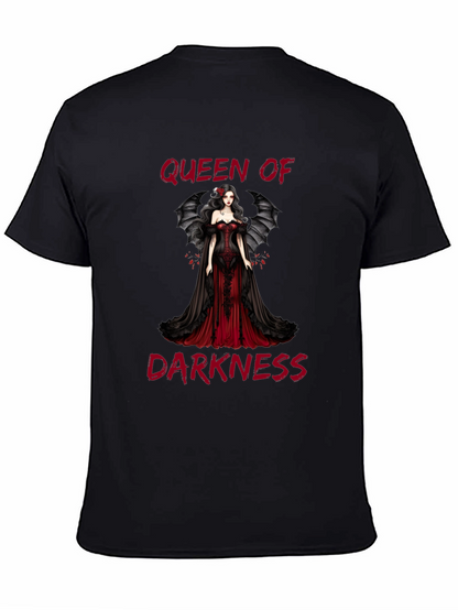 Queen of Darkness Graphic Tee - Gothic Fashion