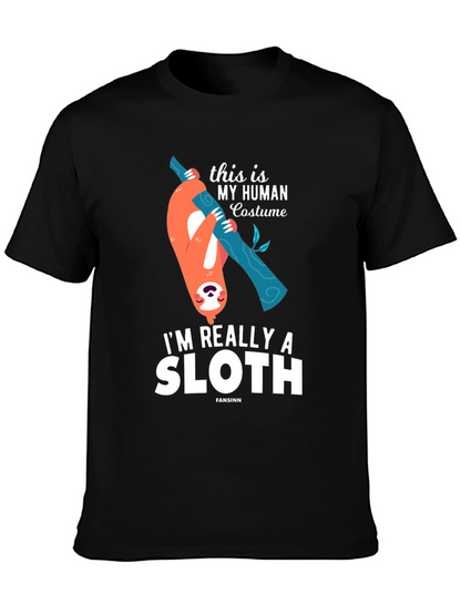 Funny Sloth Human Costume T-Shirt
