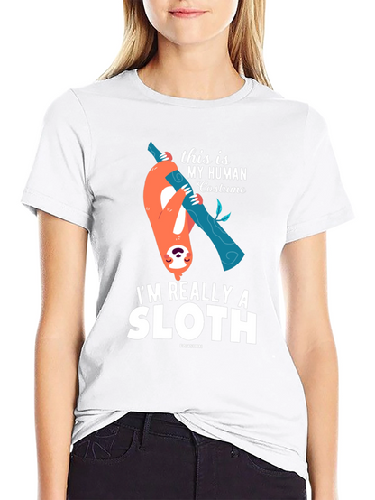 Funny Sloth Human Costume T-Shirt