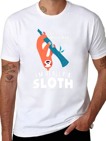 Funny Sloth Human Costume T-Shirt