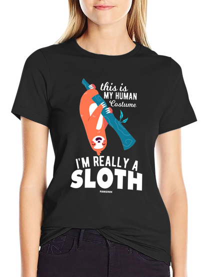 Funny Sloth Human Costume T-Shirt