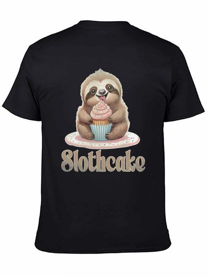 Slothcake T-Shirt: Cute Sloth Eating Cupcake