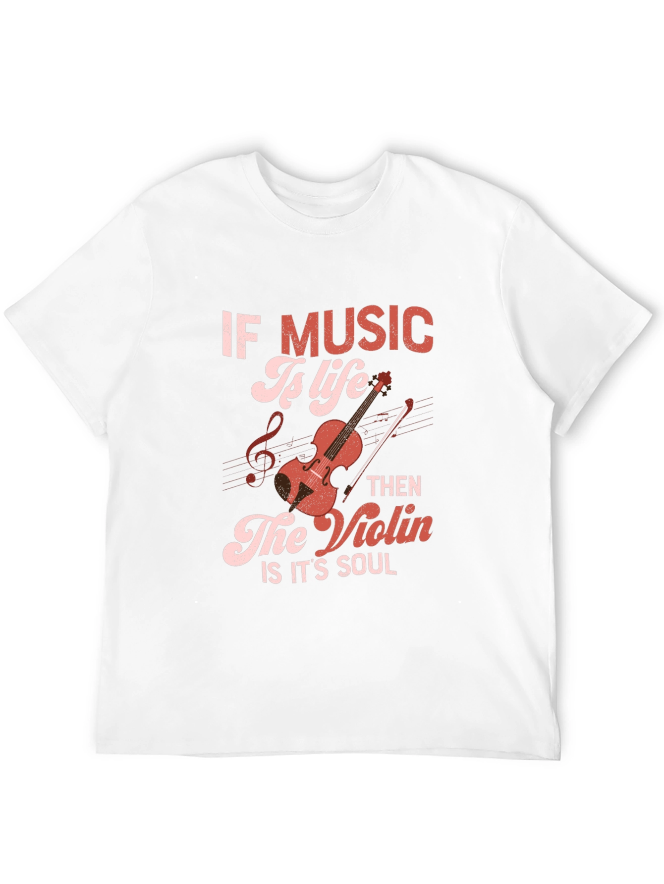 Music Is Life T-Shirt: Violin Soul