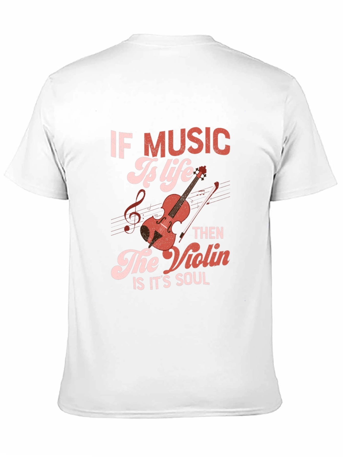 Music Is Life T-Shirt: Violin Soul