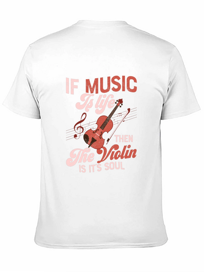 Music Is Life T-Shirt: Violin Soul