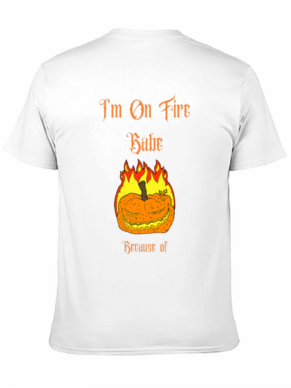 Im On Fire Babe Halloween Pumpkin T-Shirt