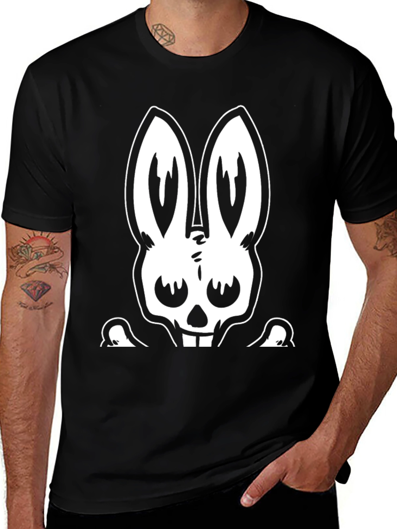 Psycho Bunny Black Graphic Tee