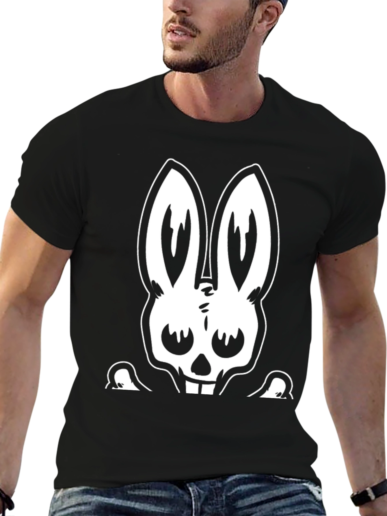 Psycho Bunny Black Graphic Tee