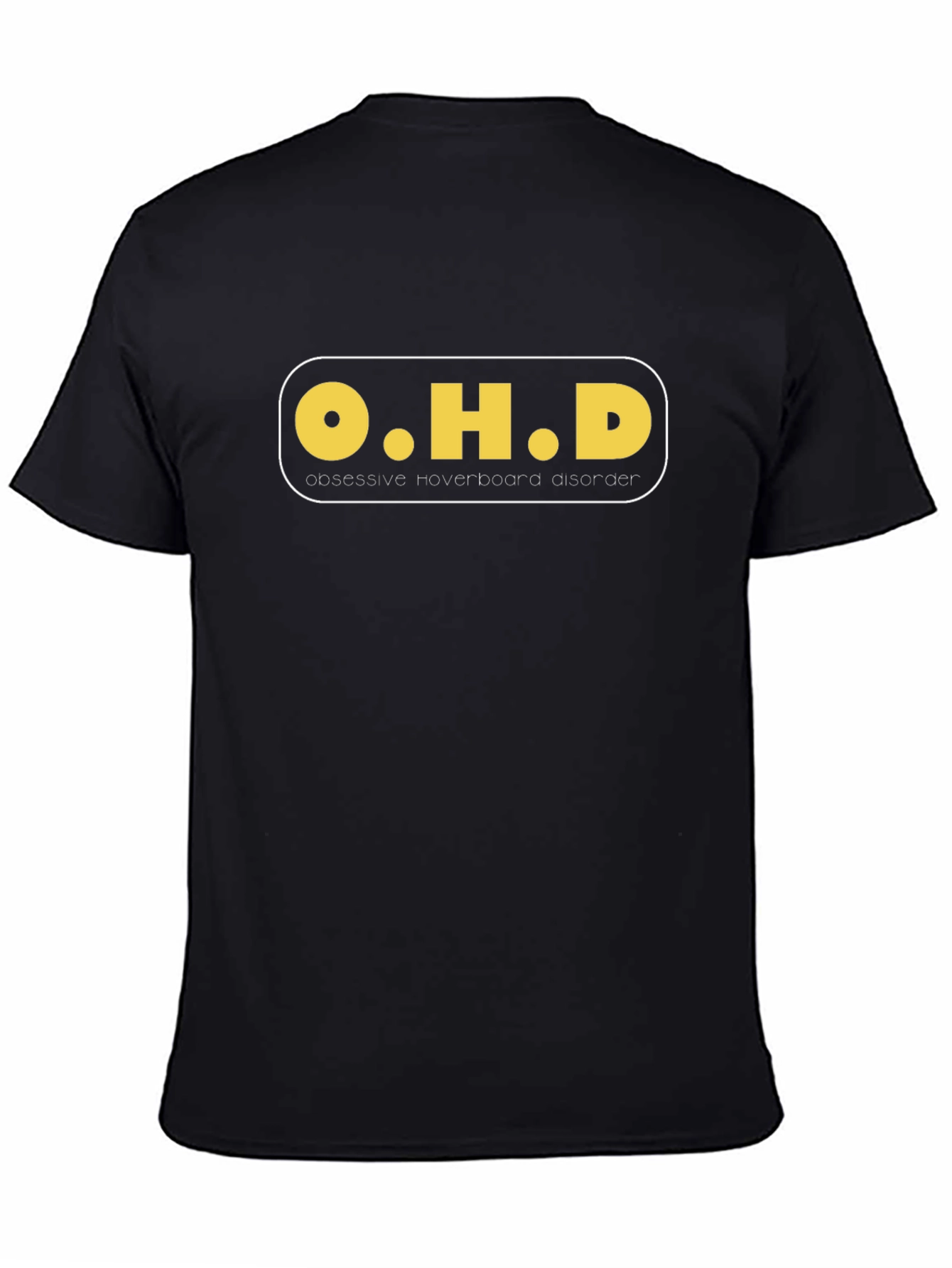 Obsessive Hoverboard Disorder Black T-Shirt