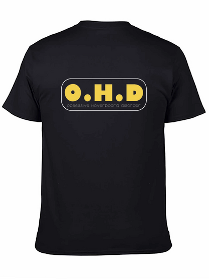 Obsessive Hoverboard Disorder Black T-Shirt
