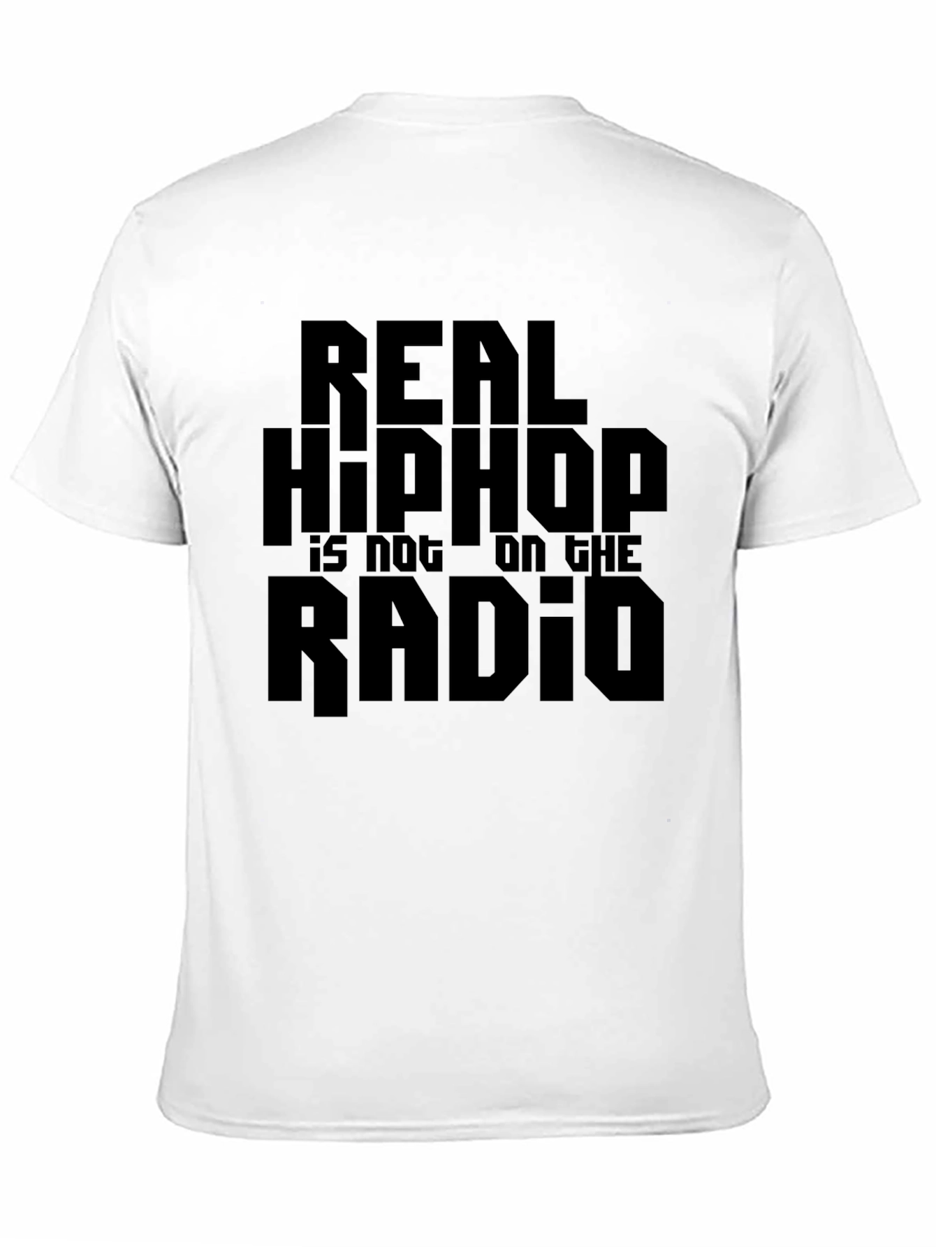 Real Hip Hop Tee - Black Graphic T-Shirt