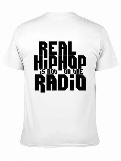 Real Hip Hop Tee - Black Graphic T-Shirt