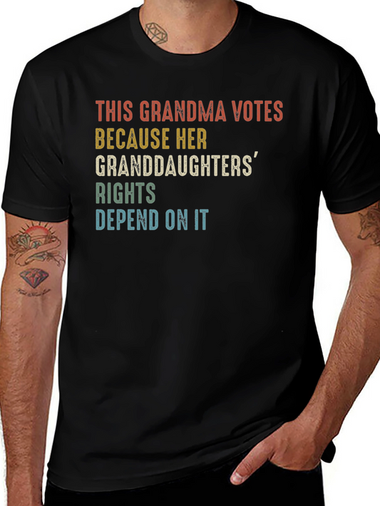 This Grandma Votes Graphic T-Shirt