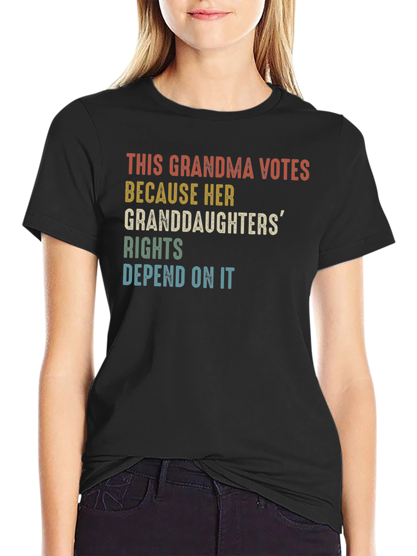 This Grandma Votes Graphic T-Shirt