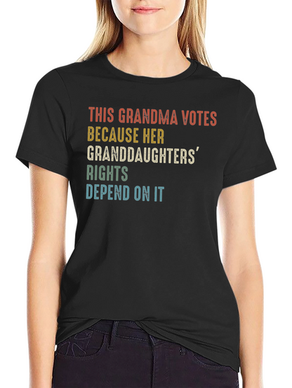 This Grandma Votes Graphic T-Shirt