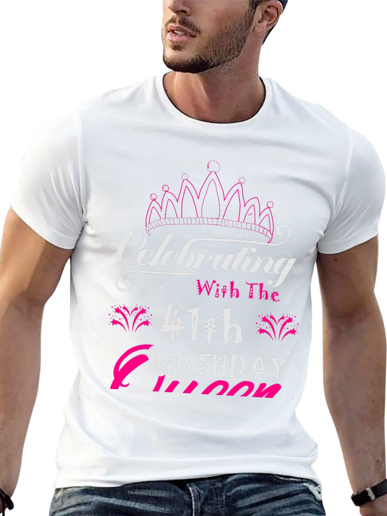 Celebrating 41th Birthday Queen Black T-Shirt