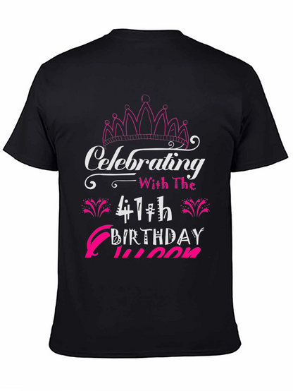 Celebrating 41th Birthday Queen Black T-Shirt