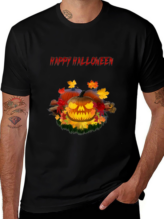 Happy Halloween Pumpkin Graphic T-Shirt