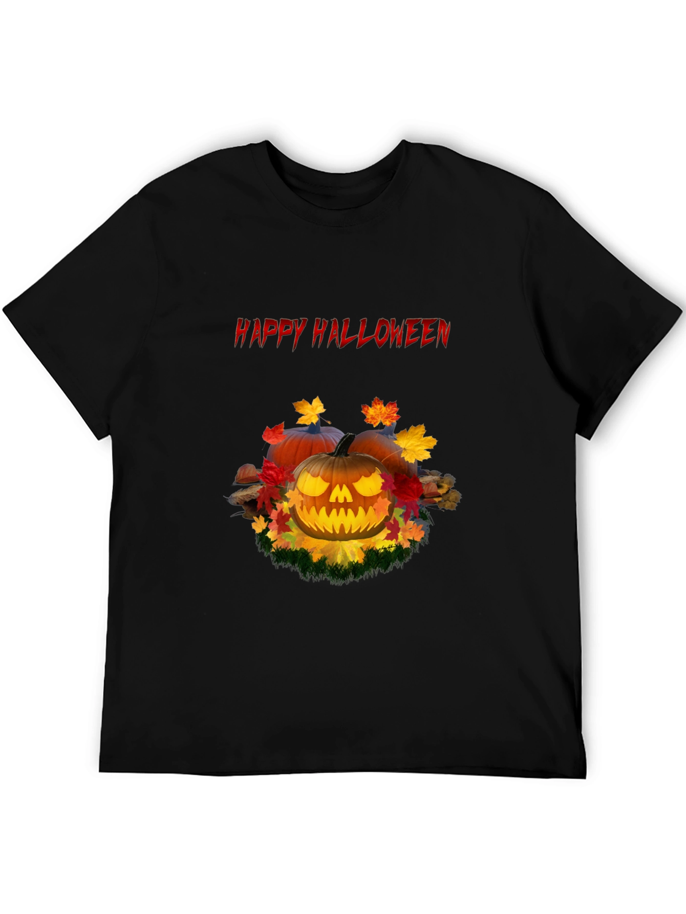 Happy Halloween Pumpkin Graphic T-Shirt