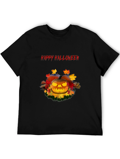 Happy Halloween Pumpkin Graphic T-Shirt