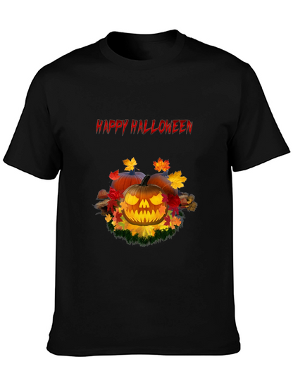 Happy Halloween Pumpkin Graphic T-Shirt