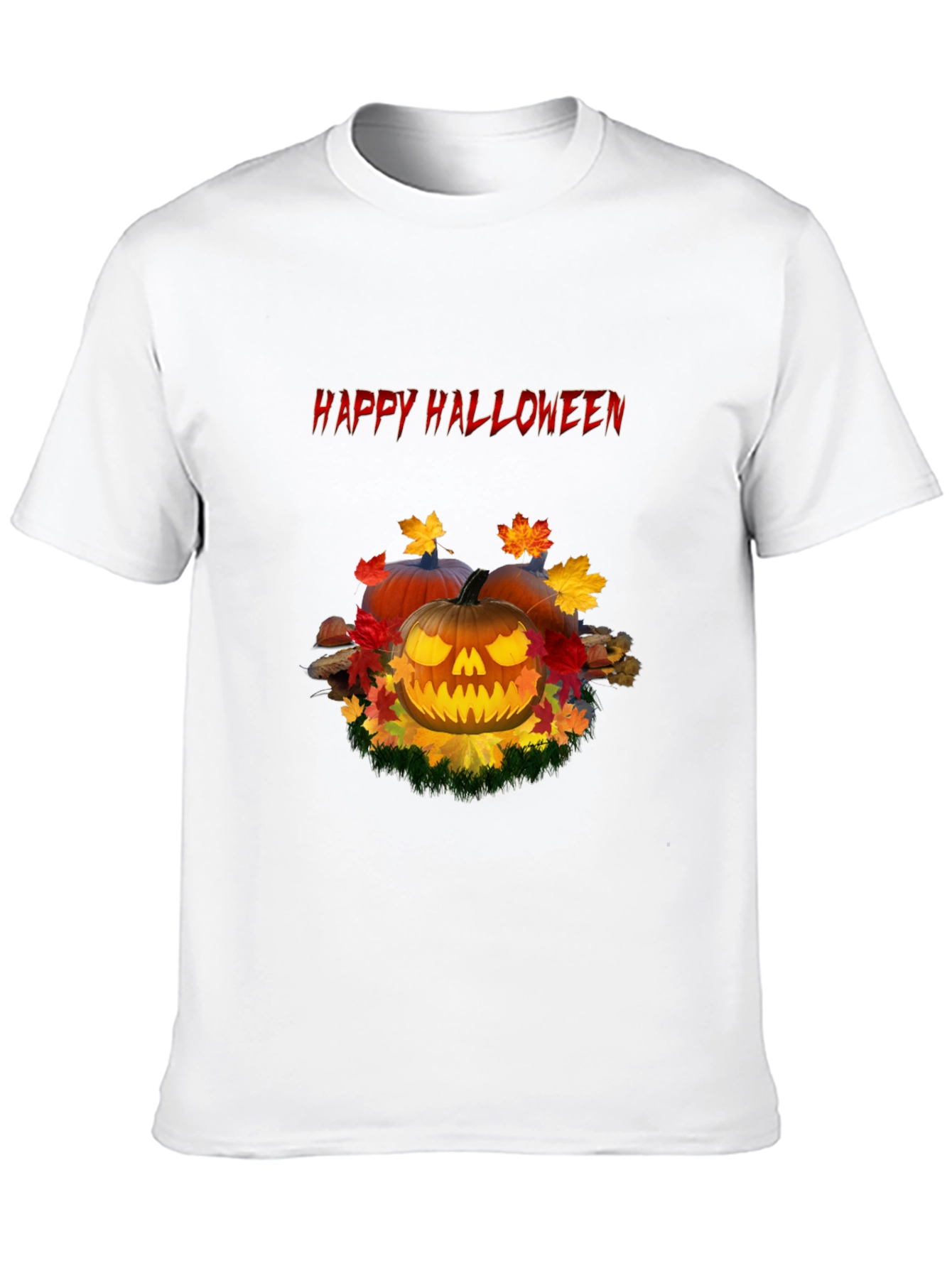 Happy Halloween Pumpkin Graphic T-Shirt