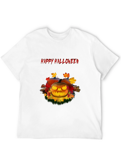 Happy Halloween Pumpkin Graphic T-Shirt