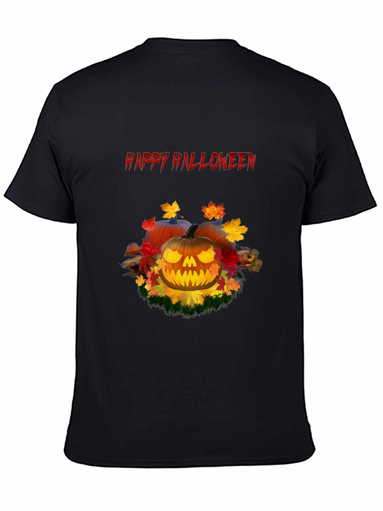Happy Halloween Pumpkin Graphic T-Shirt