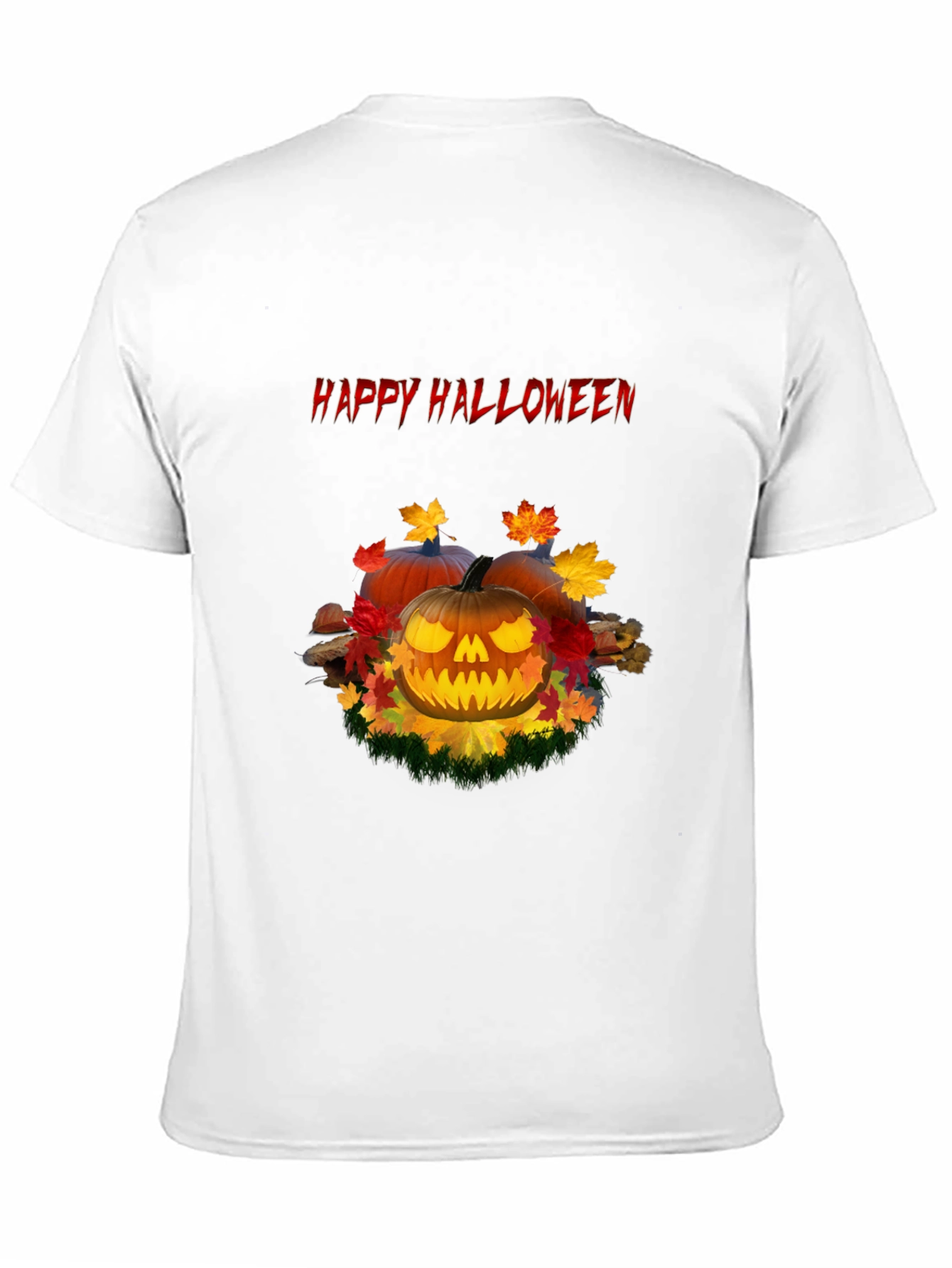 Happy Halloween Pumpkin Graphic T-Shirt