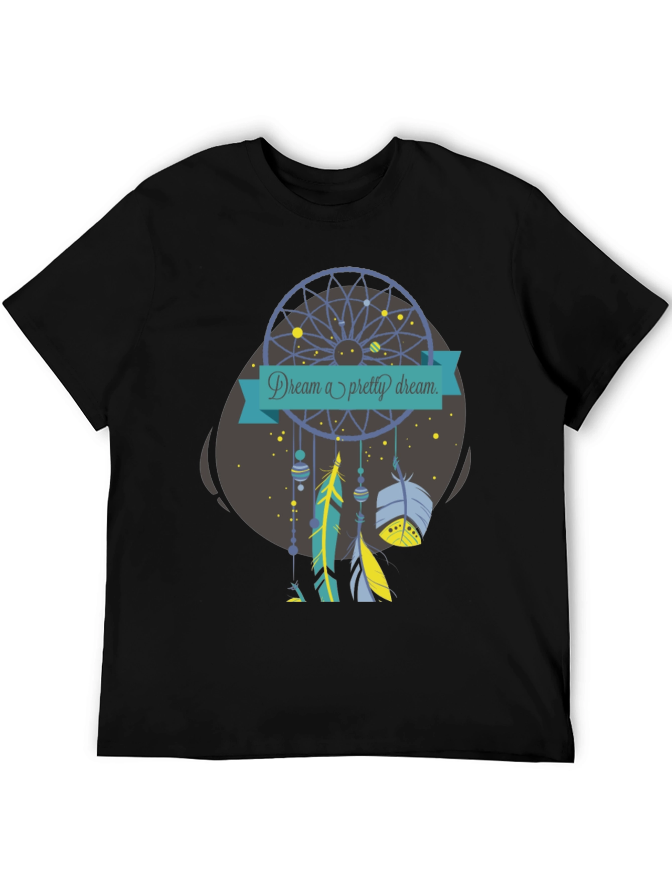 Dream a Pretty Dream T-Shirt - Black Cotton Tee