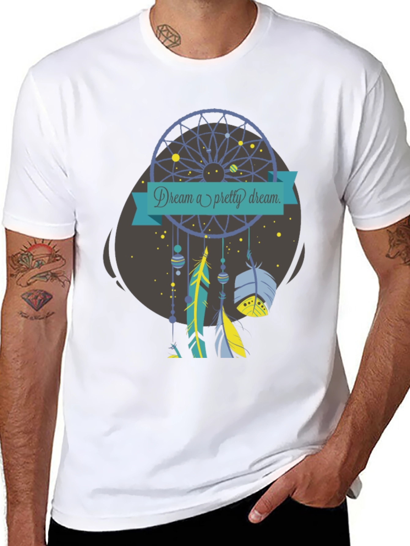 Dream a Pretty Dream T-Shirt - Black Cotton Tee