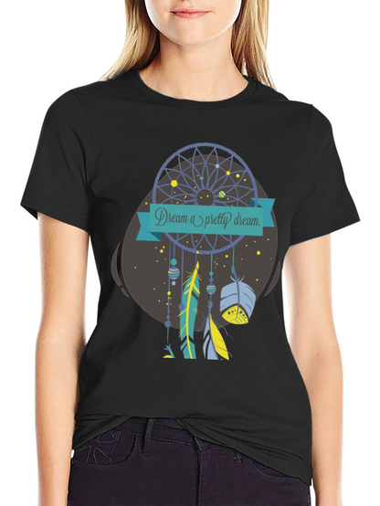 Dream a Pretty Dream T-Shirt - Black Cotton Tee