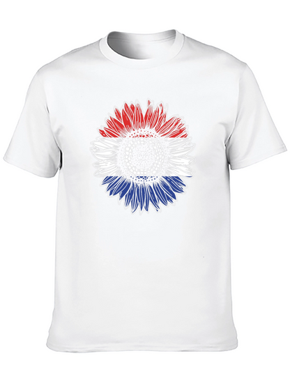 Dutch Flag Sunflower Graphic Tee