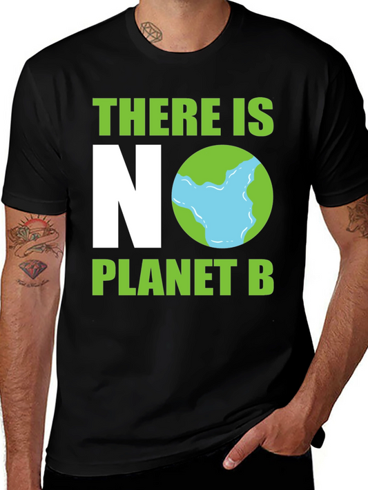 No Planet B Graphic Tee - Earth Conservation T-Shirt