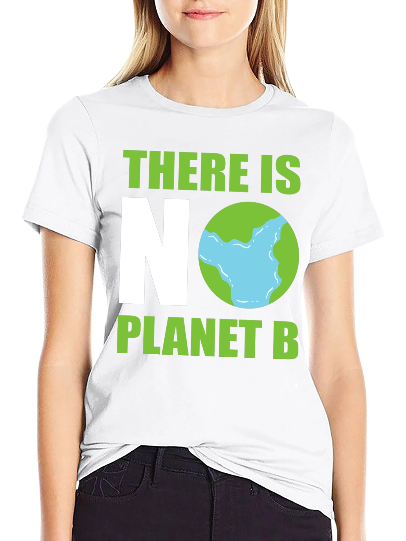No Planet B Graphic Tee - Earth Conservation T-Shirt