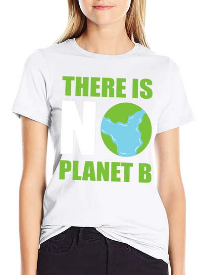 No Planet B Graphic Tee - Earth Conservation T-Shirt
