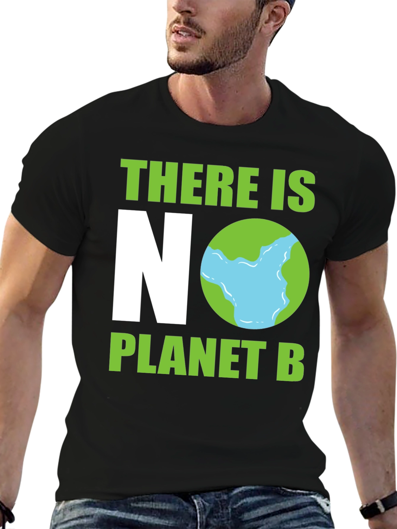 No Planet B Graphic Tee - Earth Conservation T-Shirt