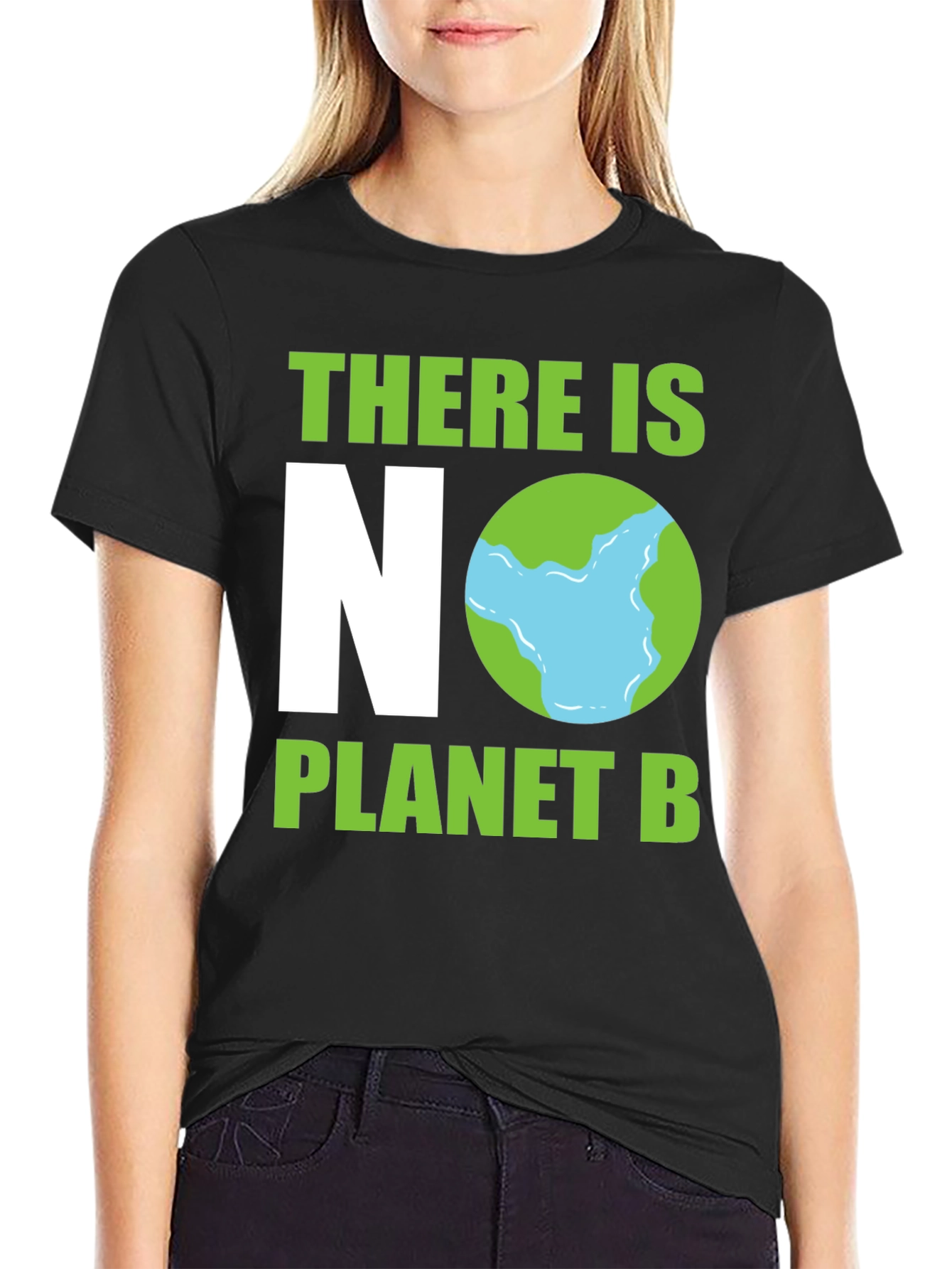 No Planet B Graphic Tee - Earth Conservation T-Shirt