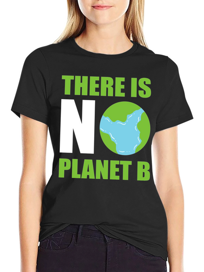 No Planet B Graphic Tee - Earth Conservation T-Shirt