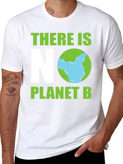 No Planet B Graphic Tee - Earth Conservation T-Shirt