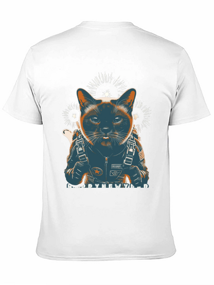 Cat Astronaut New Year T-Shirt