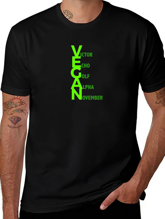 Vegan T-Shirt - Funny Acronym Design - Unisex