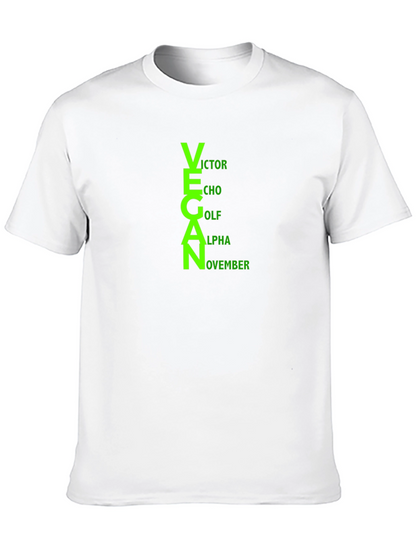 Vegan T-Shirt - Funny Acronym Design - Unisex