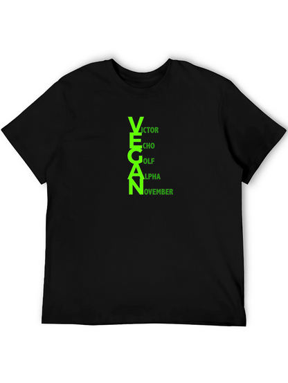 Vegan T-Shirt - Funny Acronym Design - Unisex
