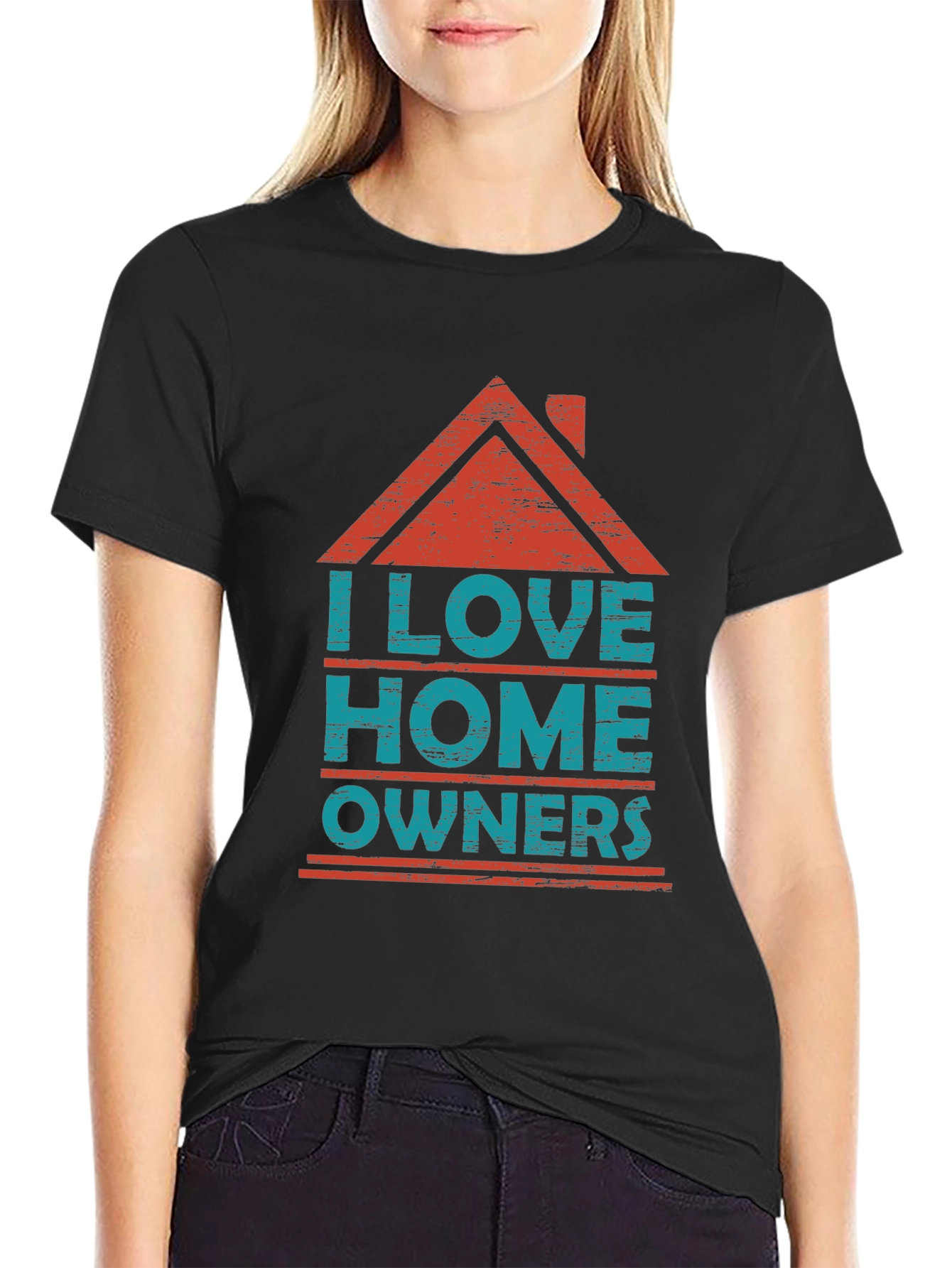 I Love Homeowners Graphic T-Shirt