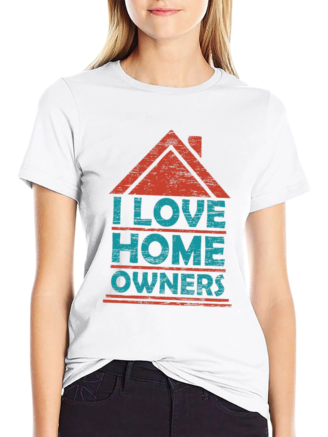I Love Homeowners Graphic T-Shirt